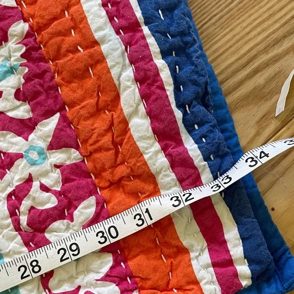 Annie Silke Colorful Striped Accent Pillow Covers - Picture 4 of 5